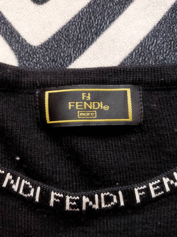 Fendi 💥Rare💥 Fendi Stripe Vintage Long Sleeve Size US S / EU 44-46 / 1 - 6 Thumbnail