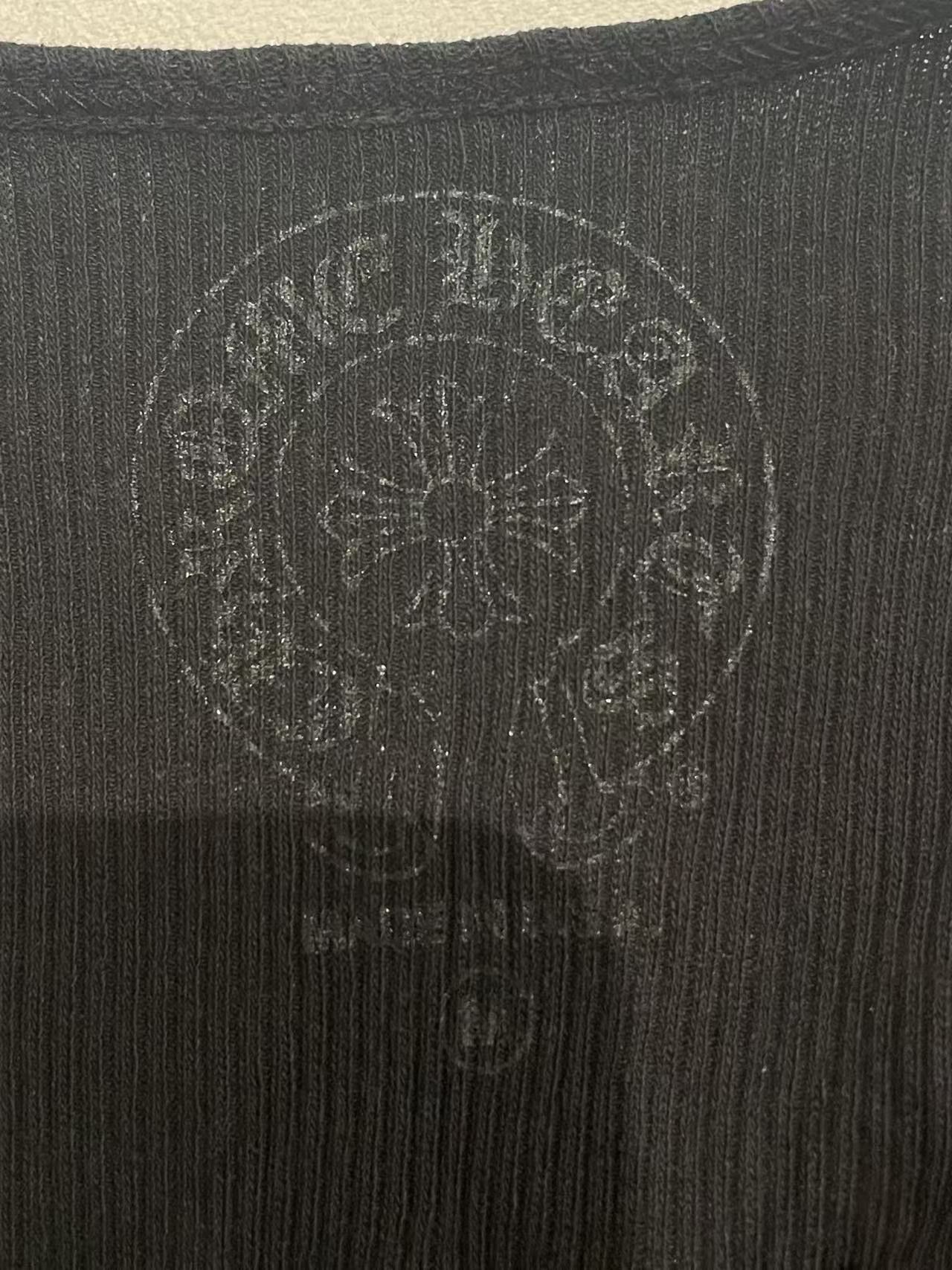 Chrome Hearts Chrome Hearts Neck Logo Black Tank Top Size M / US 6-8 / IT 42-44 - 3 Thumbnail