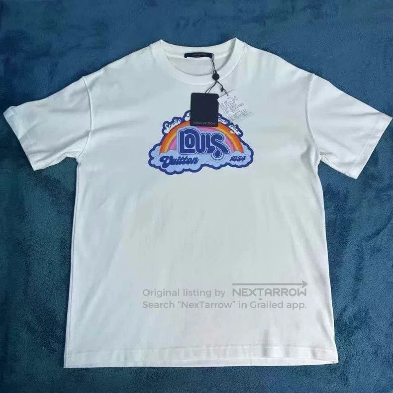 Louis Vuitton Louis Vuitton SS23 Rainbow monogram printed crew neck shor Size US M / EU 48-50 / 2 - 1 Thumbnail
