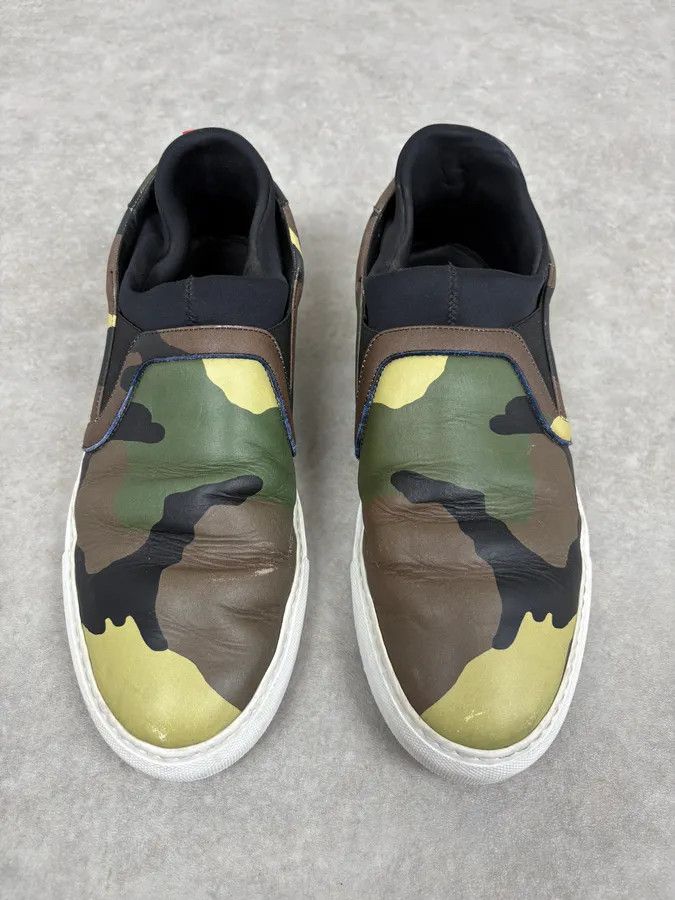 Givenchy 2010s Givenchy Camo Green Slip On Shoes by Riccardo Tisci Size US 11 / EU 44 - 2 Thumbnail