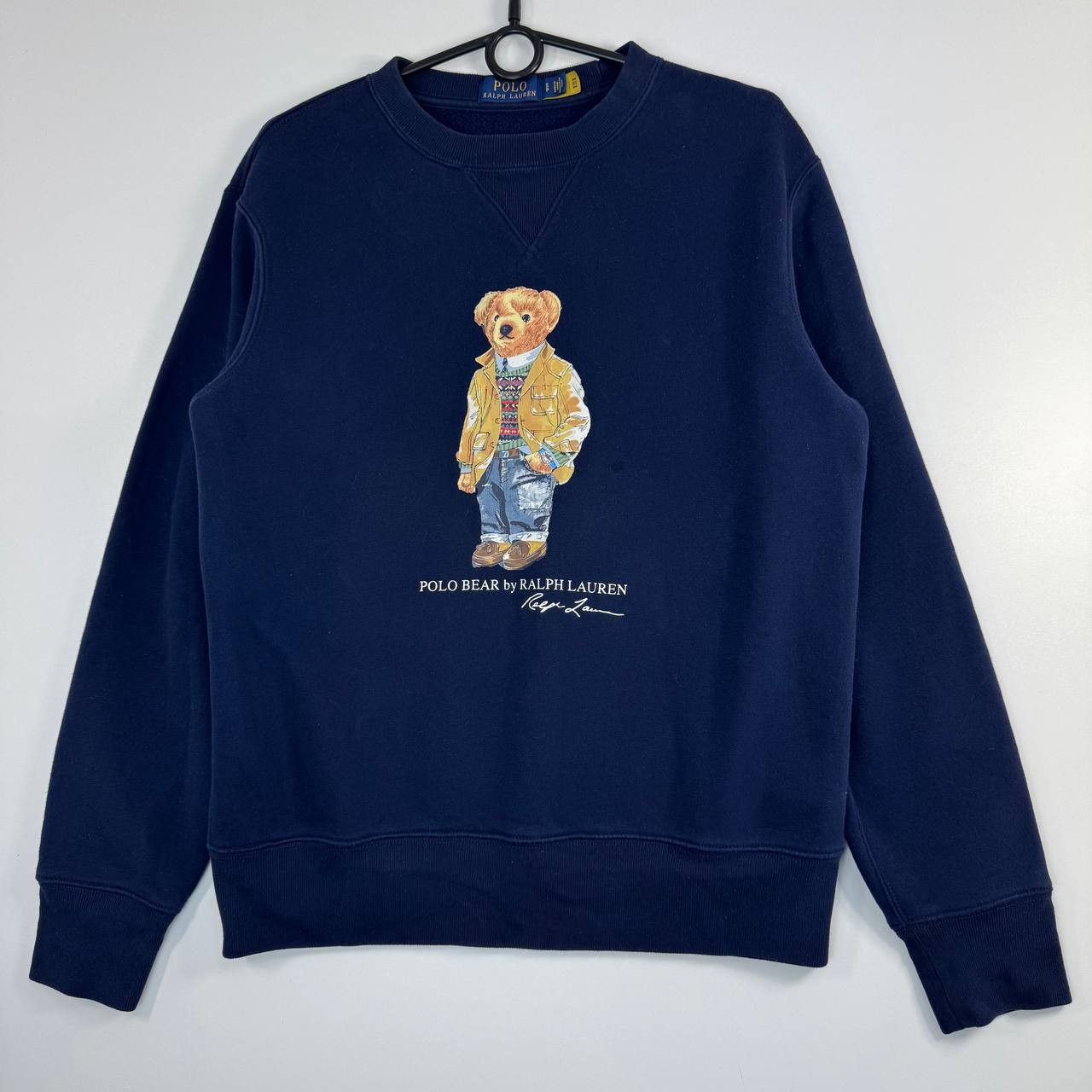 Polo Ralph Lauren Polo Ralph Lauren Polo Bear Sweatshirt Navy Blue Mens Size S Size US S / EU 44-46 / 1 - 1 Thumbnail