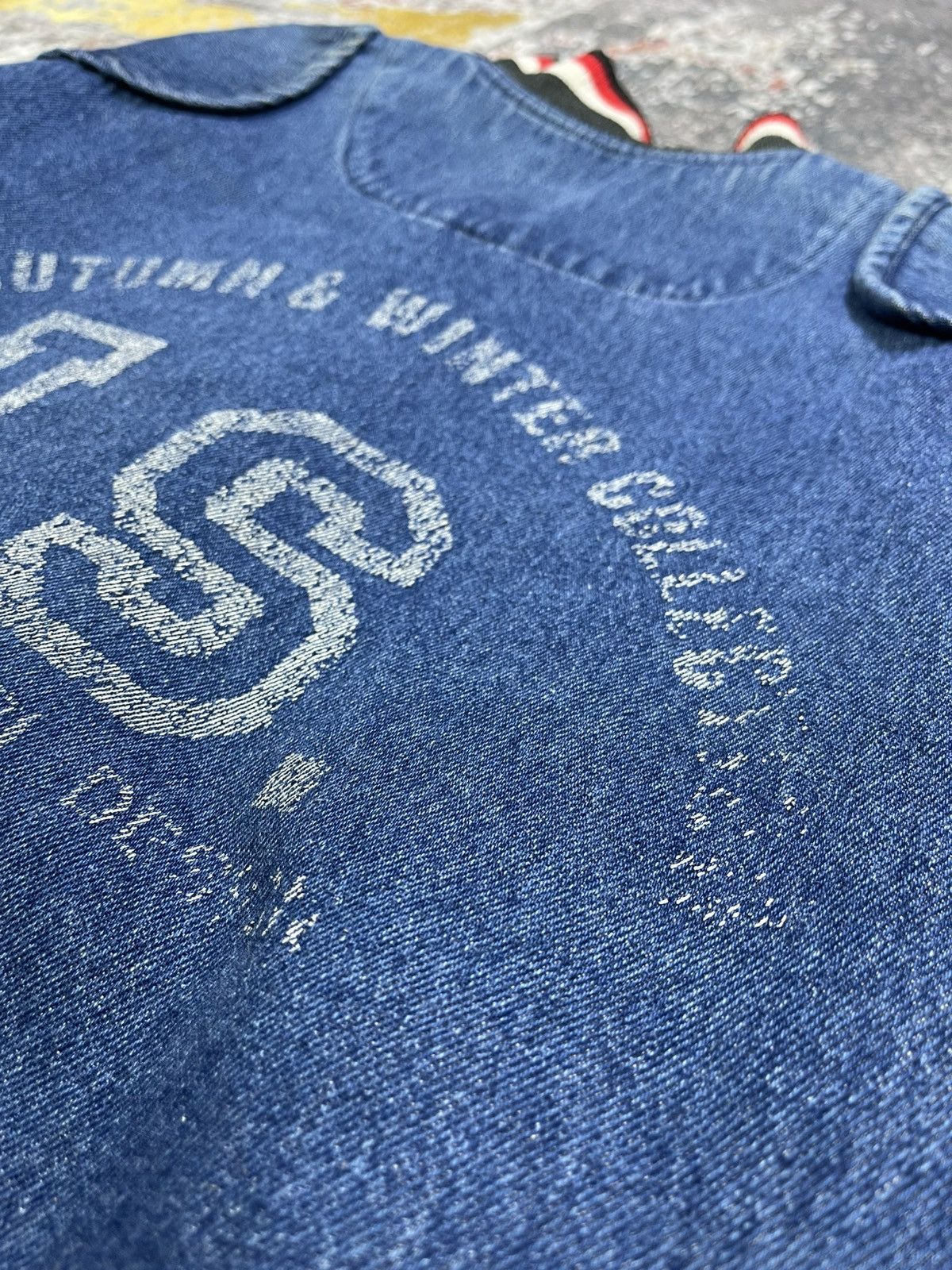 Issey Miyake Vtg 80s Issey Miyake 84,85 AW Collection Denim Bombers Size US L / EU 52-54 / 3 - 15 Thumbnail