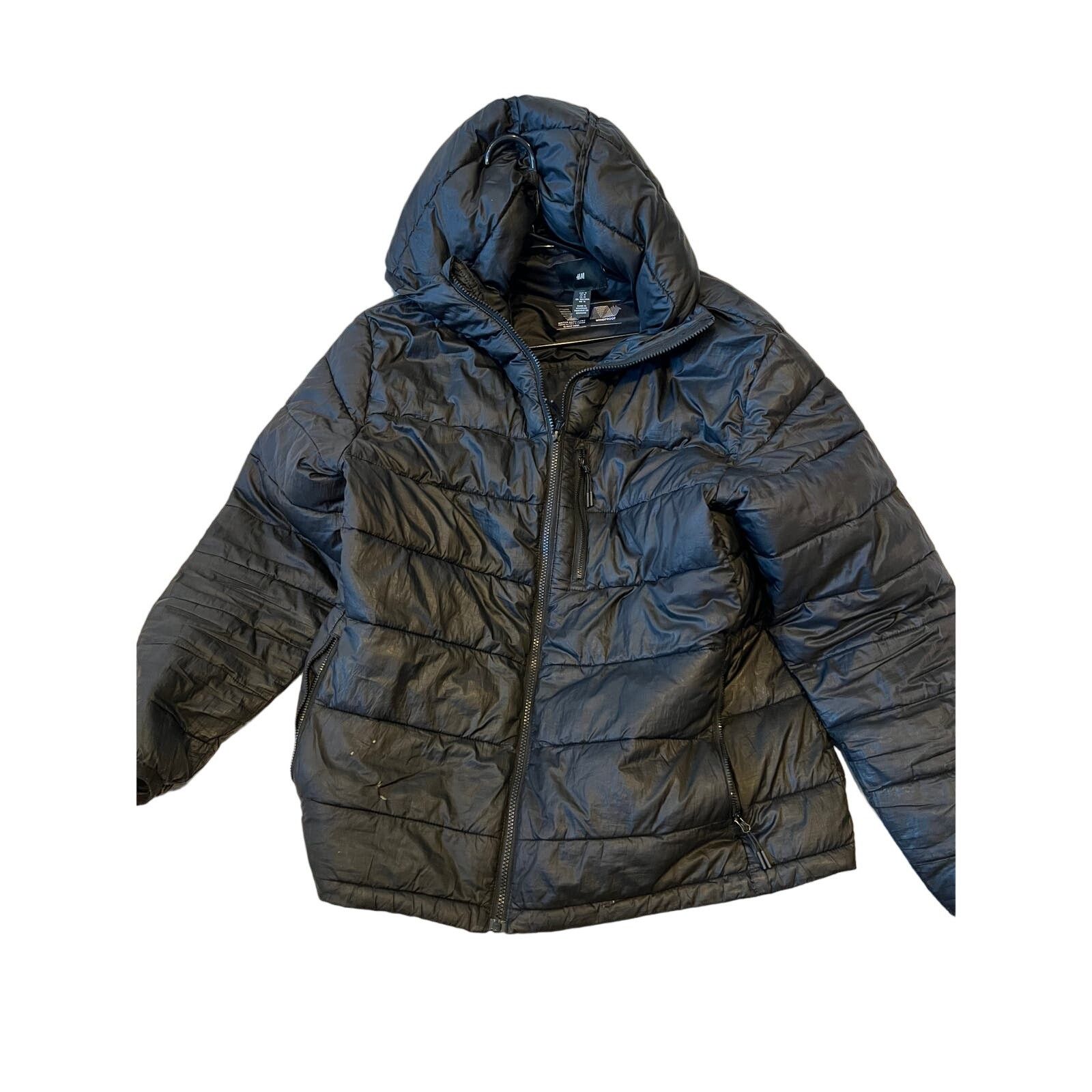H&M H&M Black Water Resistant Windproof Puffy Womans M Size M / US 6-8 / IT 42-44 - 1 Thumbnail