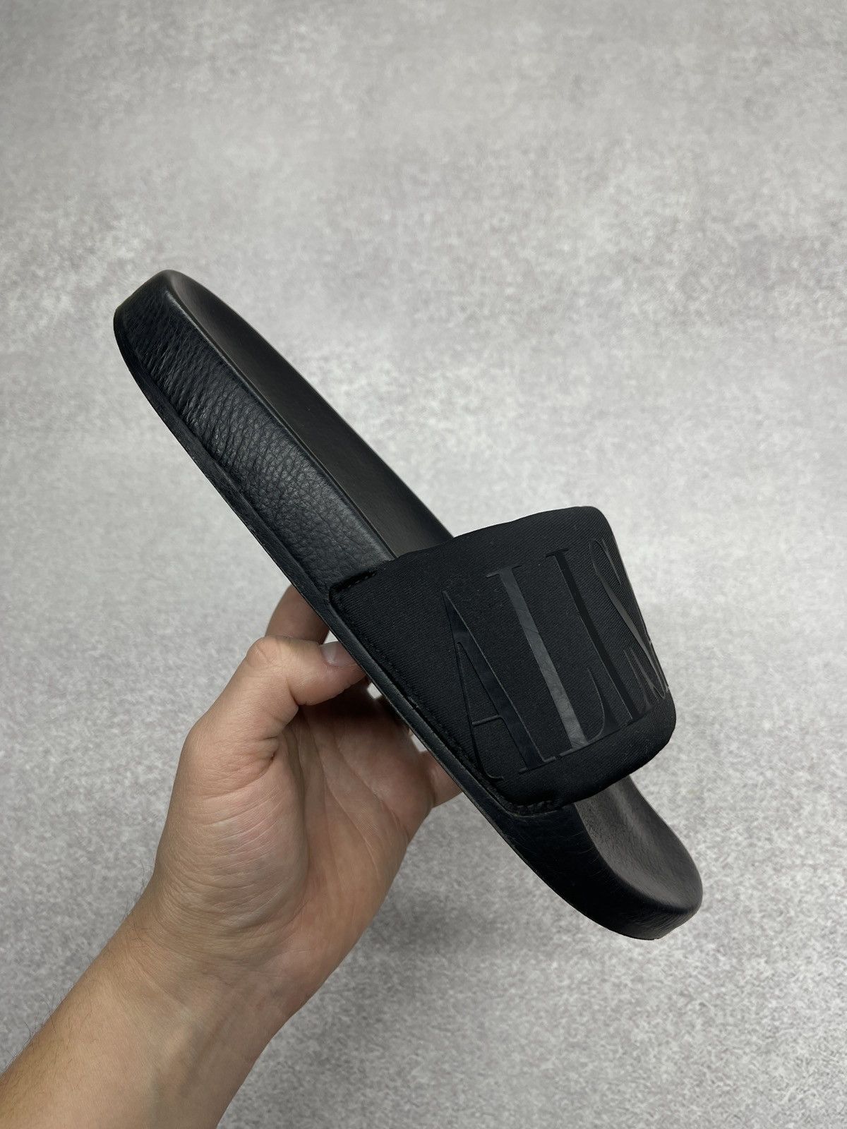 Allsaints Mens AllSaints Black Sliders Big Logo Size US 8 / EU 41 - 6 Thumbnail
