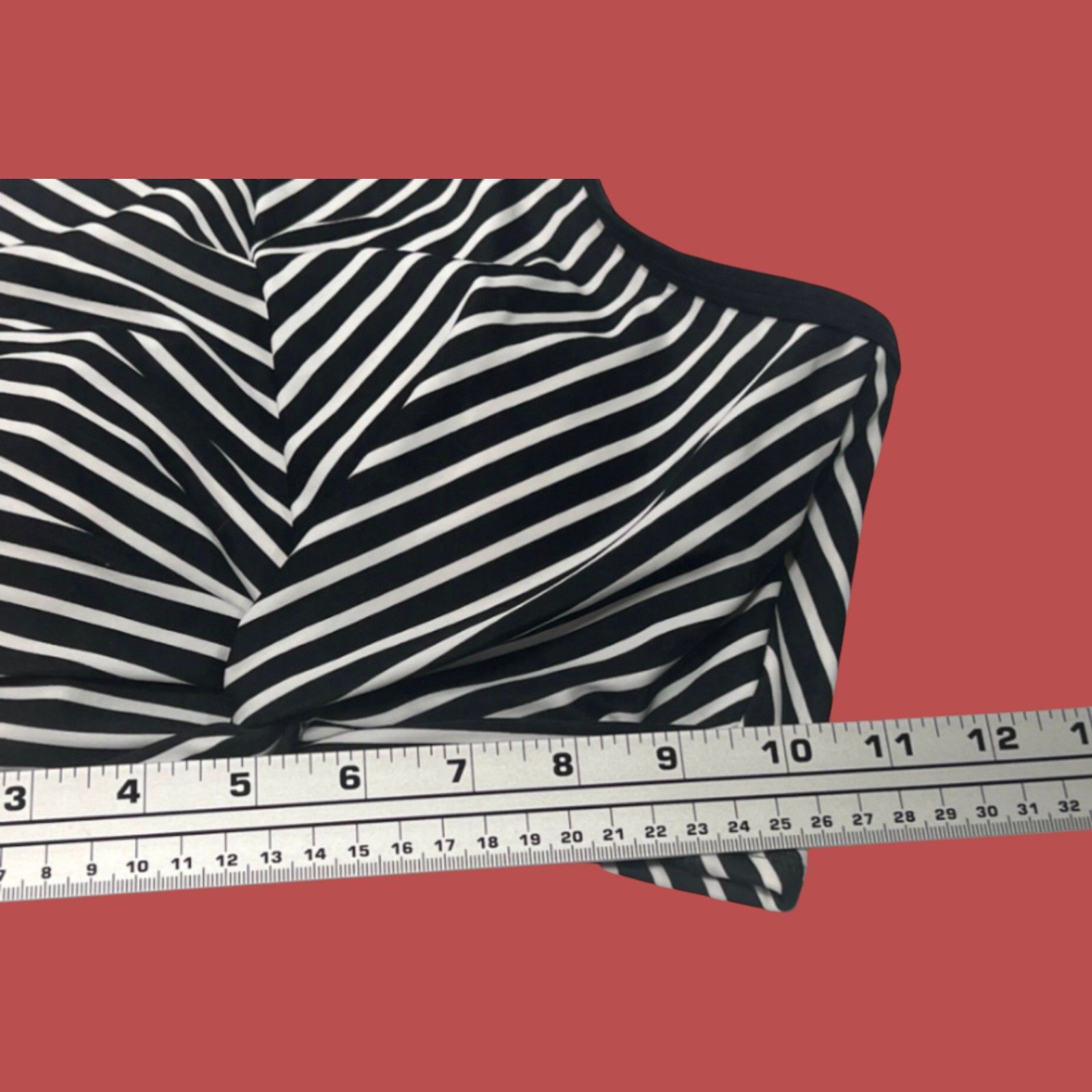 Other Kona Sol - Women's Longline Twist Bikini Top - Black/White - Size ONE SIZE - 8 Thumbnail
