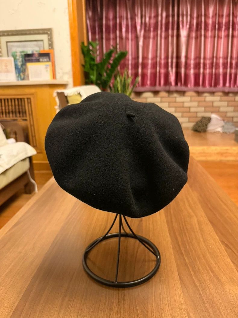 Saint Laurent Paris Saint laurent paris 15fw runway black rabbit fur beret hat Size ONE SIZE - 2 Thumbnail