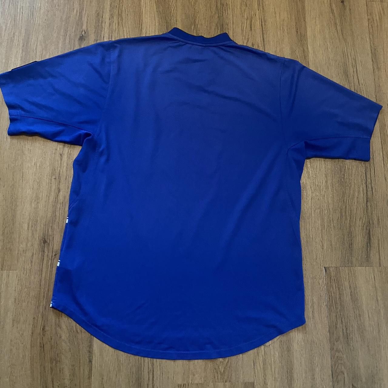 Nike 2000s y2k Nike blue and white striped short Size US L / EU 52-54 / 3 - 3 Thumbnail