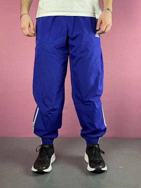 Adidas × Vintage 90s Adidas Vintage Men's Track Pants - M Size US 38 / EU 54 - 2 Thumbnail