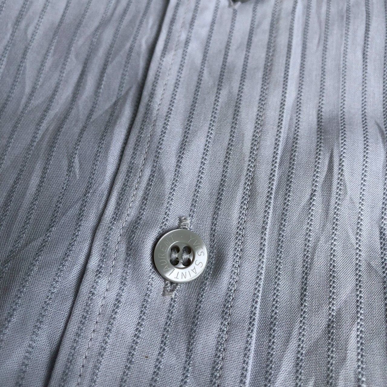 Yves Saint Laurent Vintage 90s Yves Saint Laurent Striped Shirt Size US XL / EU 56 / 4 - 8 Thumbnail