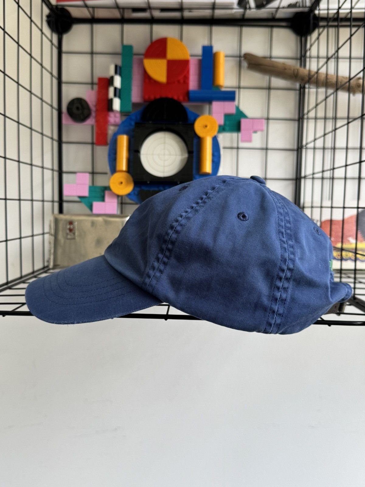 Polo Ralph Lauren Vintage Polo Ralph Lauren Navy Blue Cap Size ONE SIZE - 5 Thumbnail