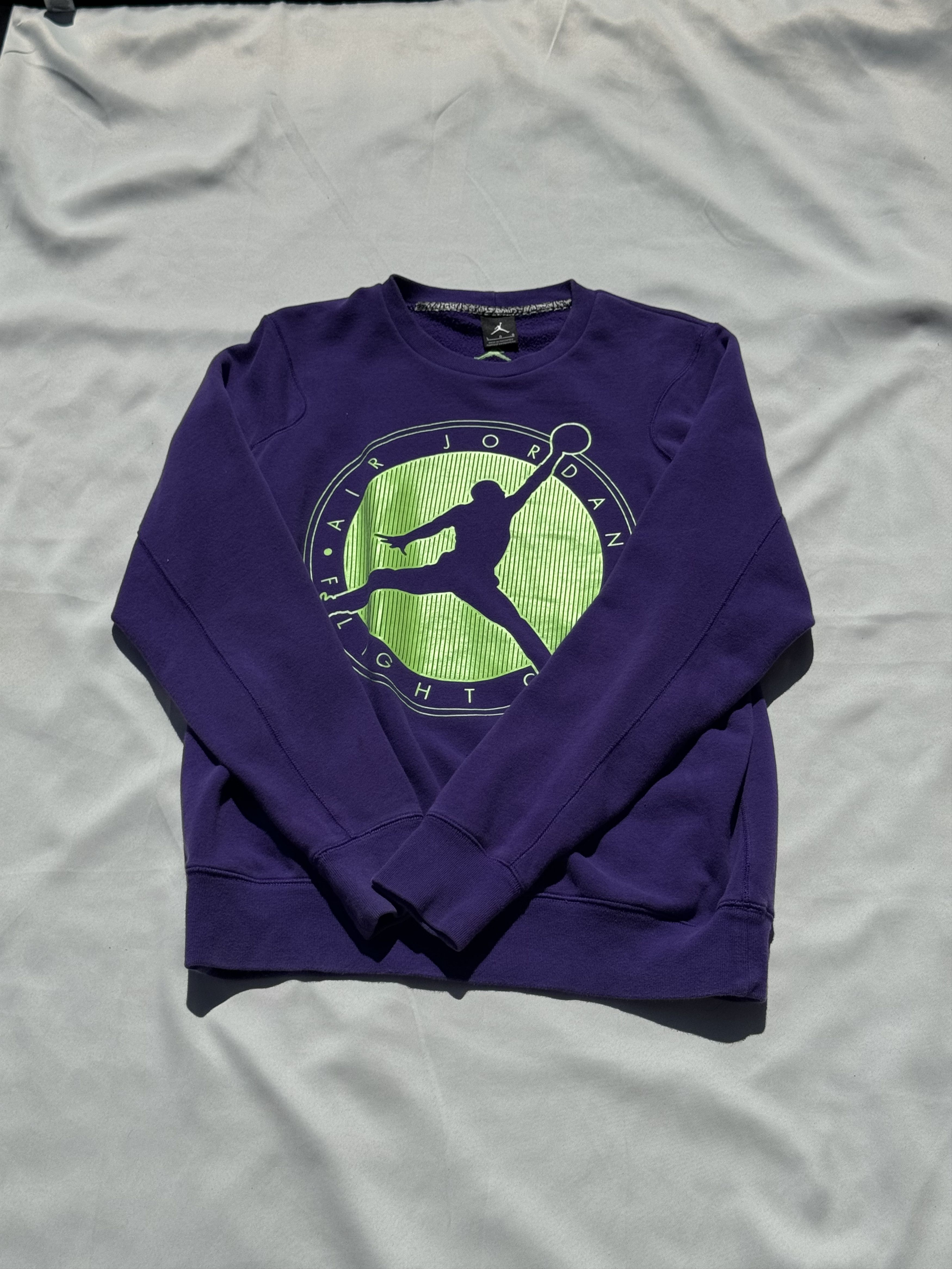 Jordan Brand Nike x Vintage NIKE Air Jordan Flight Club Sweatshirt Size US L / EU 52-54 / 3 - 1 Thumbnail