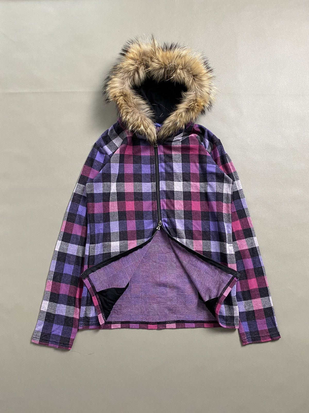Hysteric Glamour Semantic Design Fur Zip Hoodie IfsixLgb Style Size US M / EU 48-50 / 2 - 2 Thumbnail
