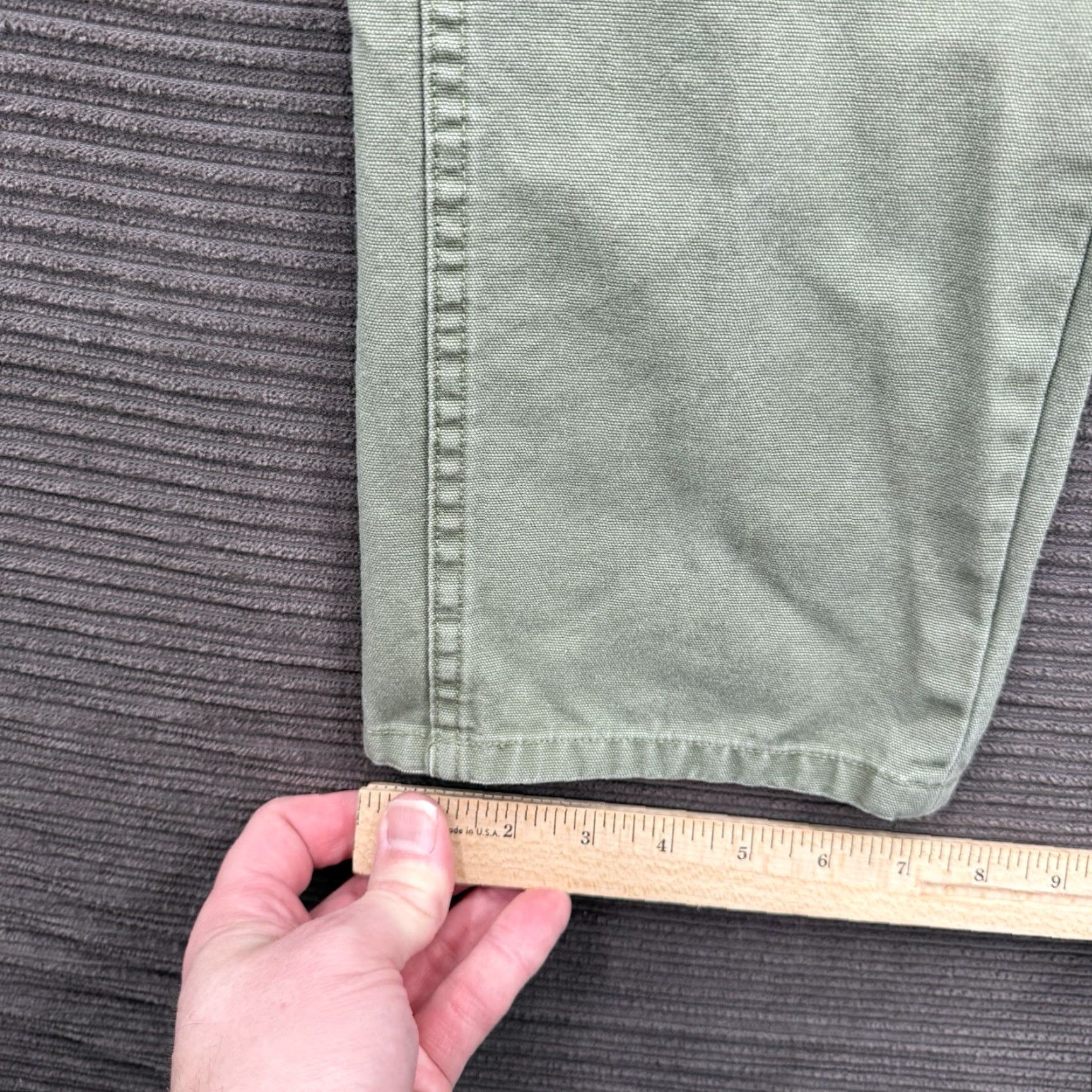 Vineyard Vines Vineyard Vines Pants Men 30/32 Green Cotton Chino 5 Pocket X-Front Button Zip Flat Waist 29 Inseam 31 Inseam Regular 30 in Size US 30 / EU 46 - 6 Thumbnail