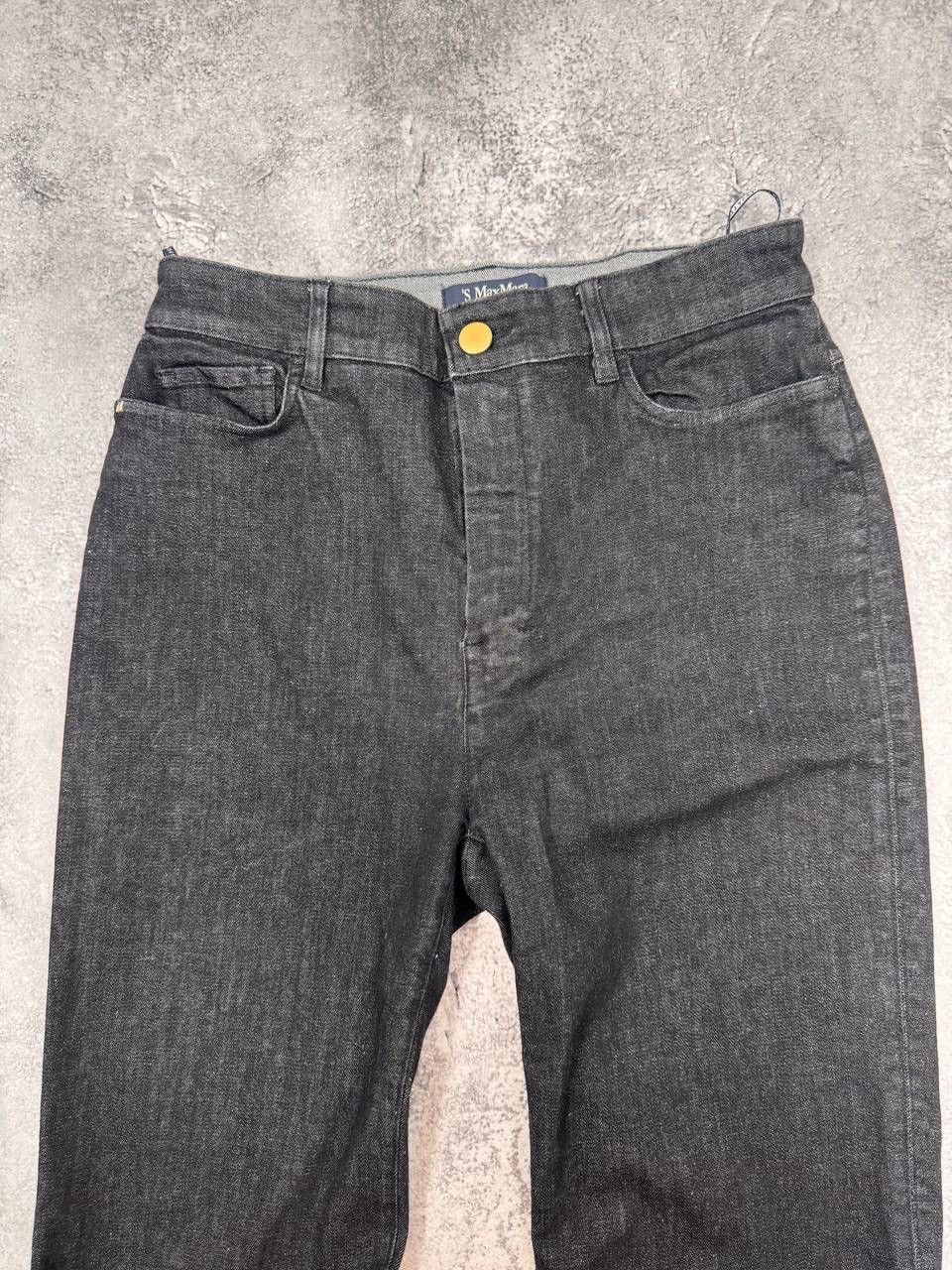 Max Mara Max Mara Women Denim Jeans Pants Straight Fit Black Size XS Size 25" / US 0 / IT 36 - 5 Thumbnail