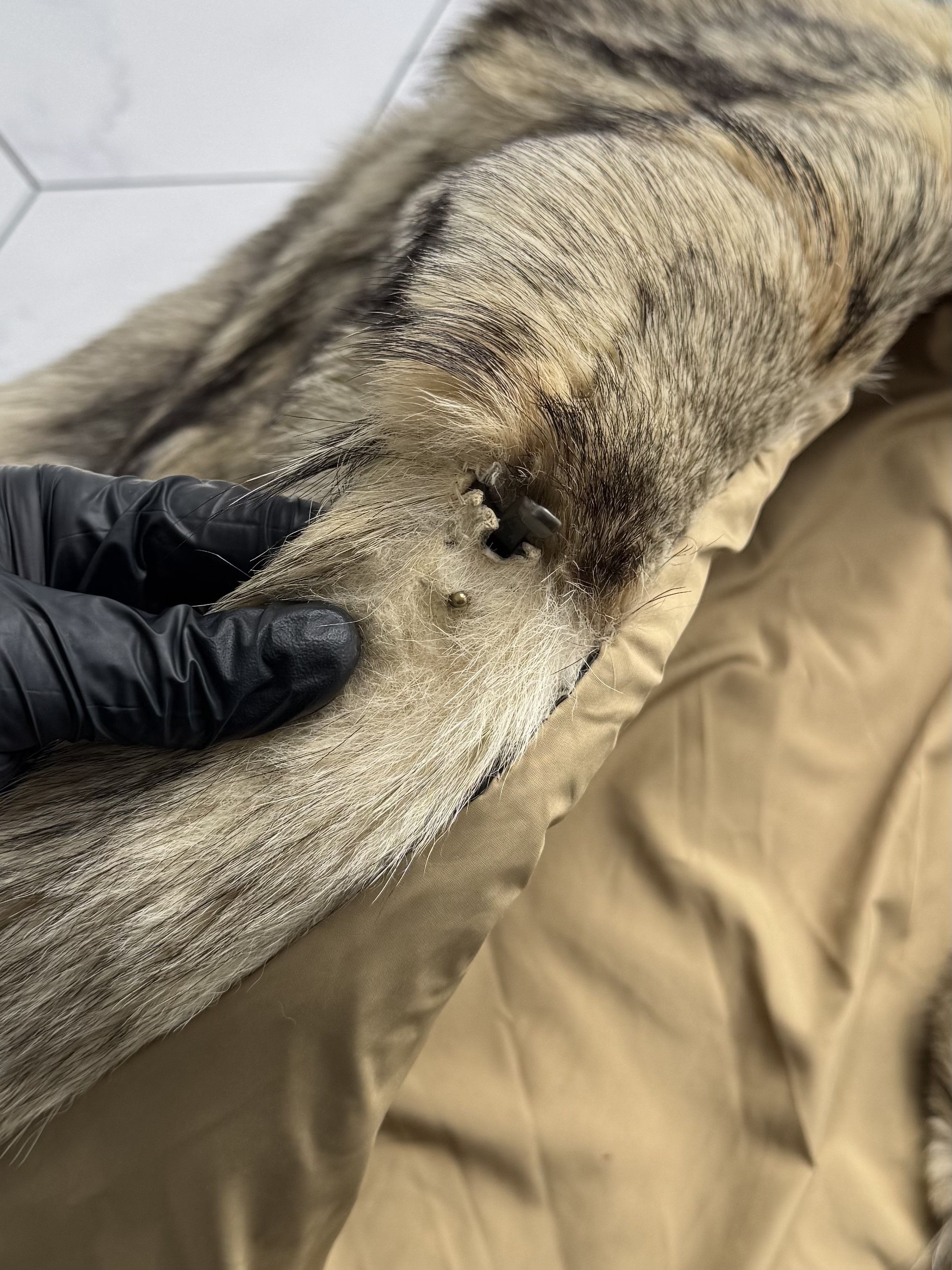 Vintage Vintage Real Fur Jacket (B250)D15E2 Size L / US 10 / IT 46 - 13 Thumbnail
