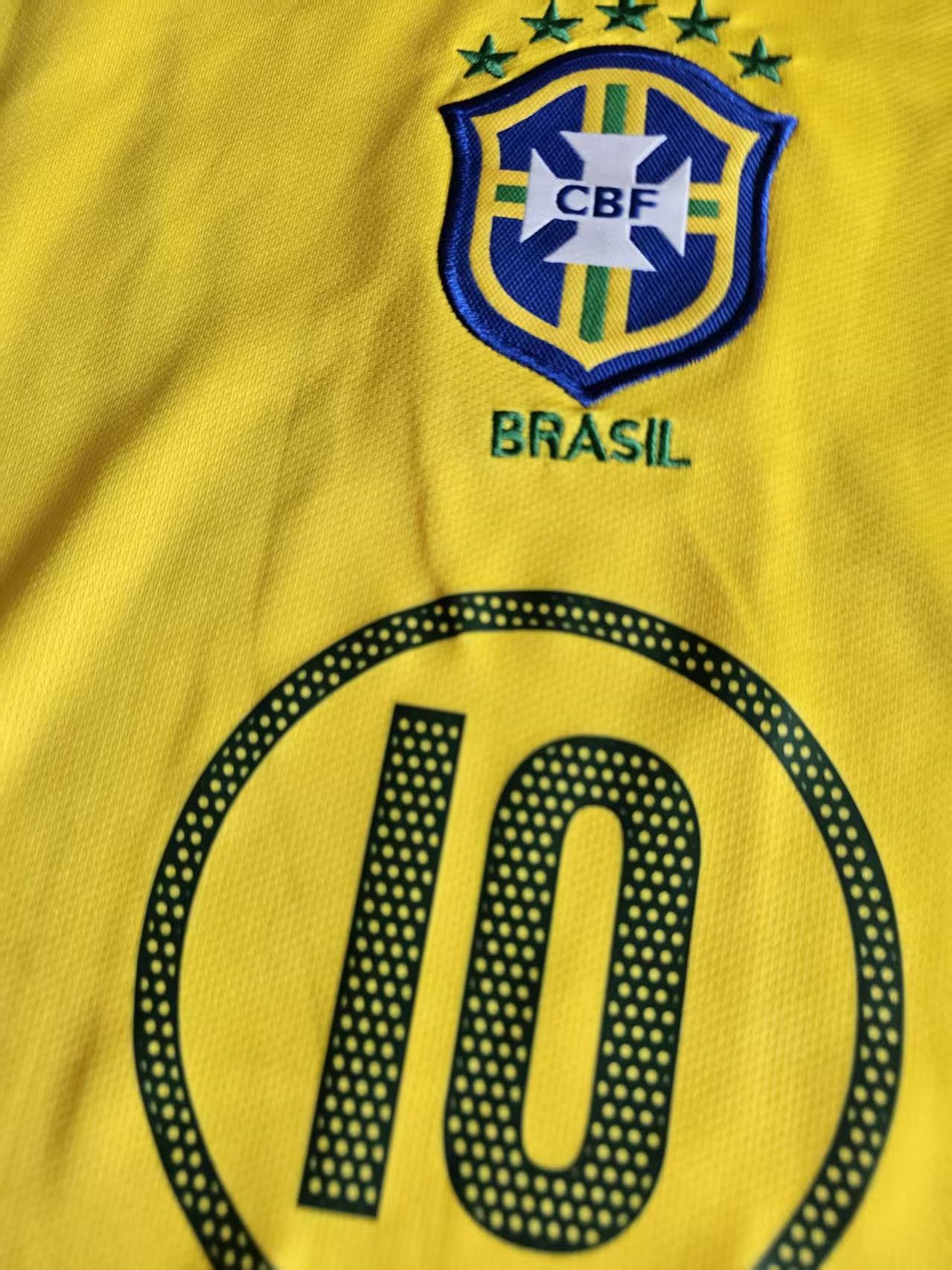 Nike 2004 Brazil 10 Ronaldinho Jersey Size US XXL / EU 58 / 5 - 5 Thumbnail