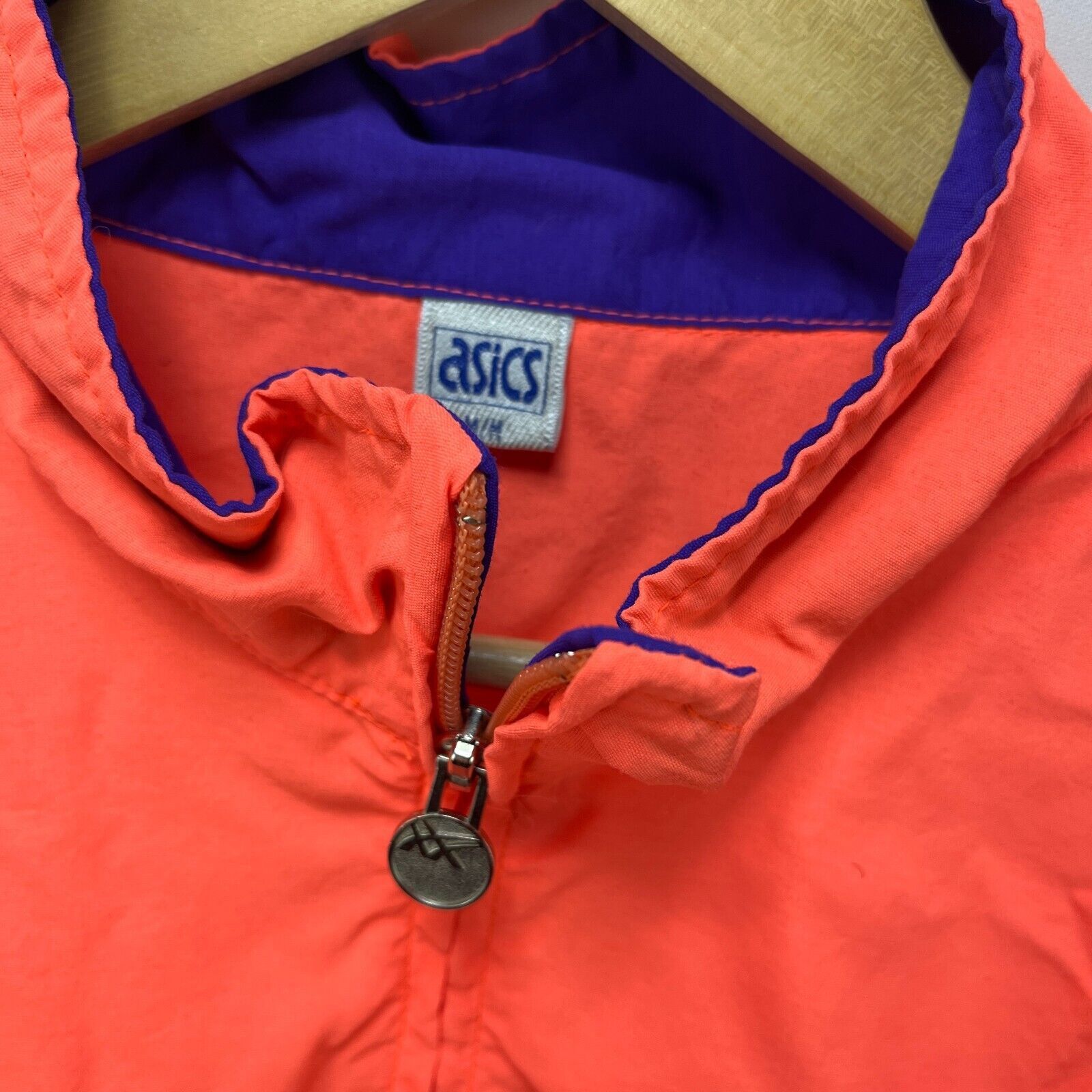 Asics × Vintage Vintage 90s Asics Beach Windbreaker Jacket Medium Size US M / EU 48-50 / 2 - 4 Thumbnail