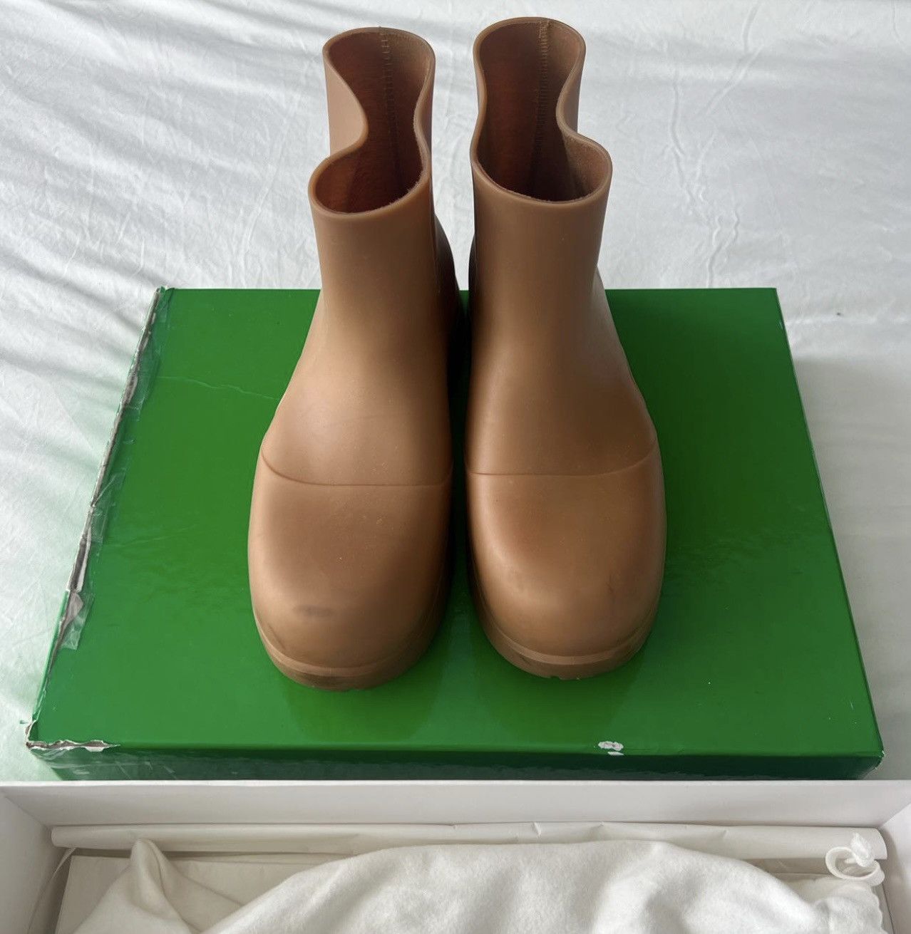 Bottega Veneta Puddle Boots (Brown) Size US 9 / EU 42 - 1 Thumbnail