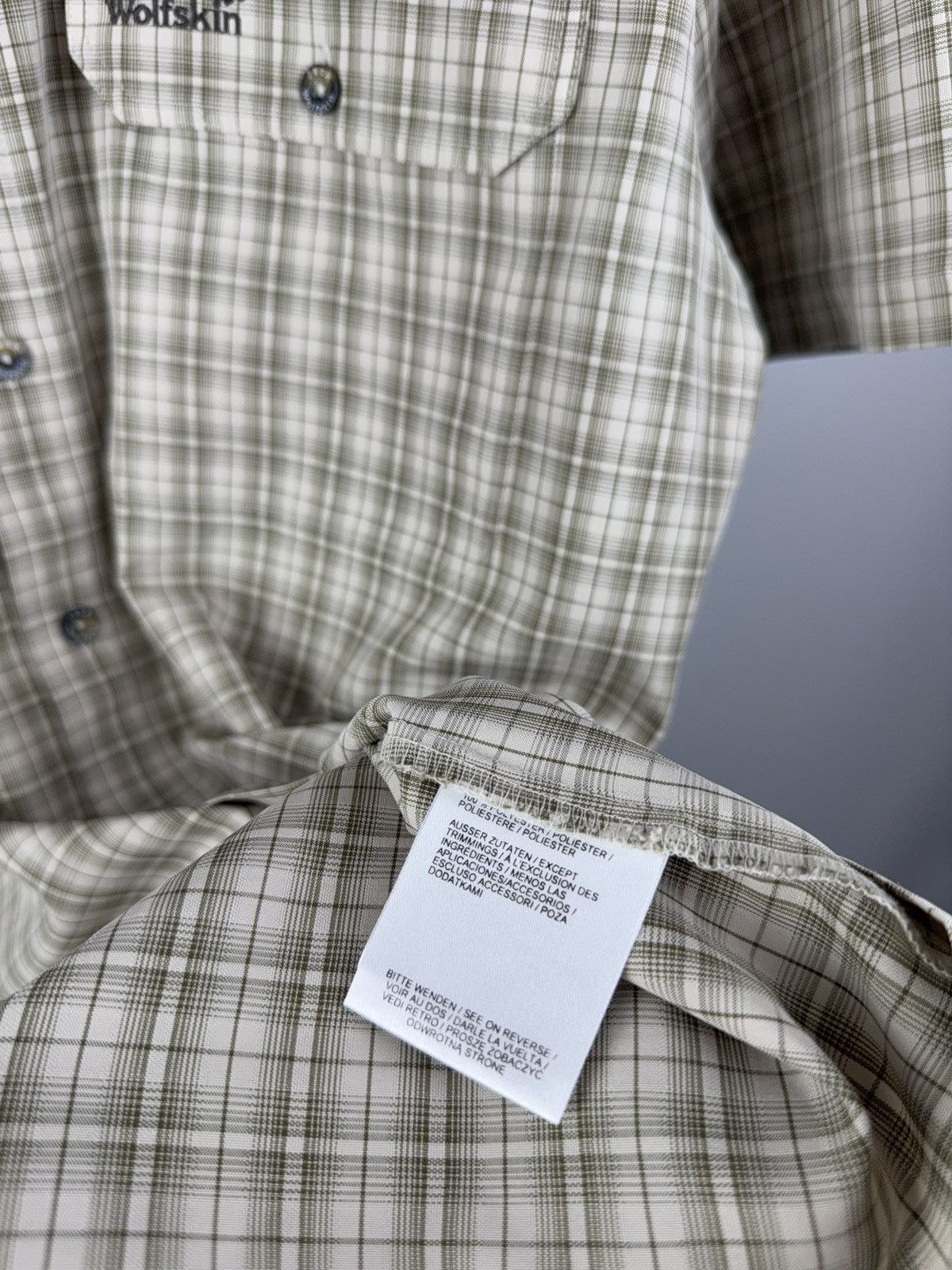Jack Wolfskin Vintage 00s Outdoor Jack Wolfskin short sleeve Shirt Size US L / EU 52-54 / 3 - 3 Thumbnail