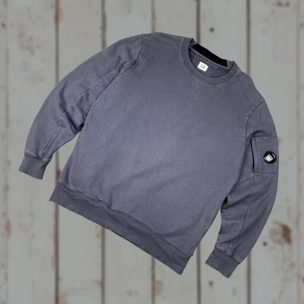Vintage CP Company Sweatshirt Men XL Grey Sweatshirt Pullover Long Sleeve Logo Fleece Cotton Regular Size XL Men Clothing Size US XL / EU 56 / 4 - 1 Thumbnail