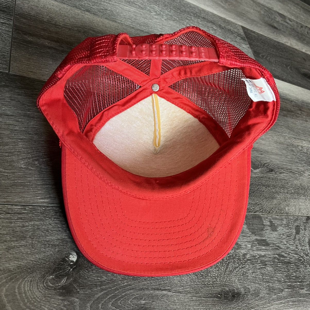 Vintage Vintage 1990s University of Utah Utes College Trucker Hat Size ONE SIZE - 4 Thumbnail