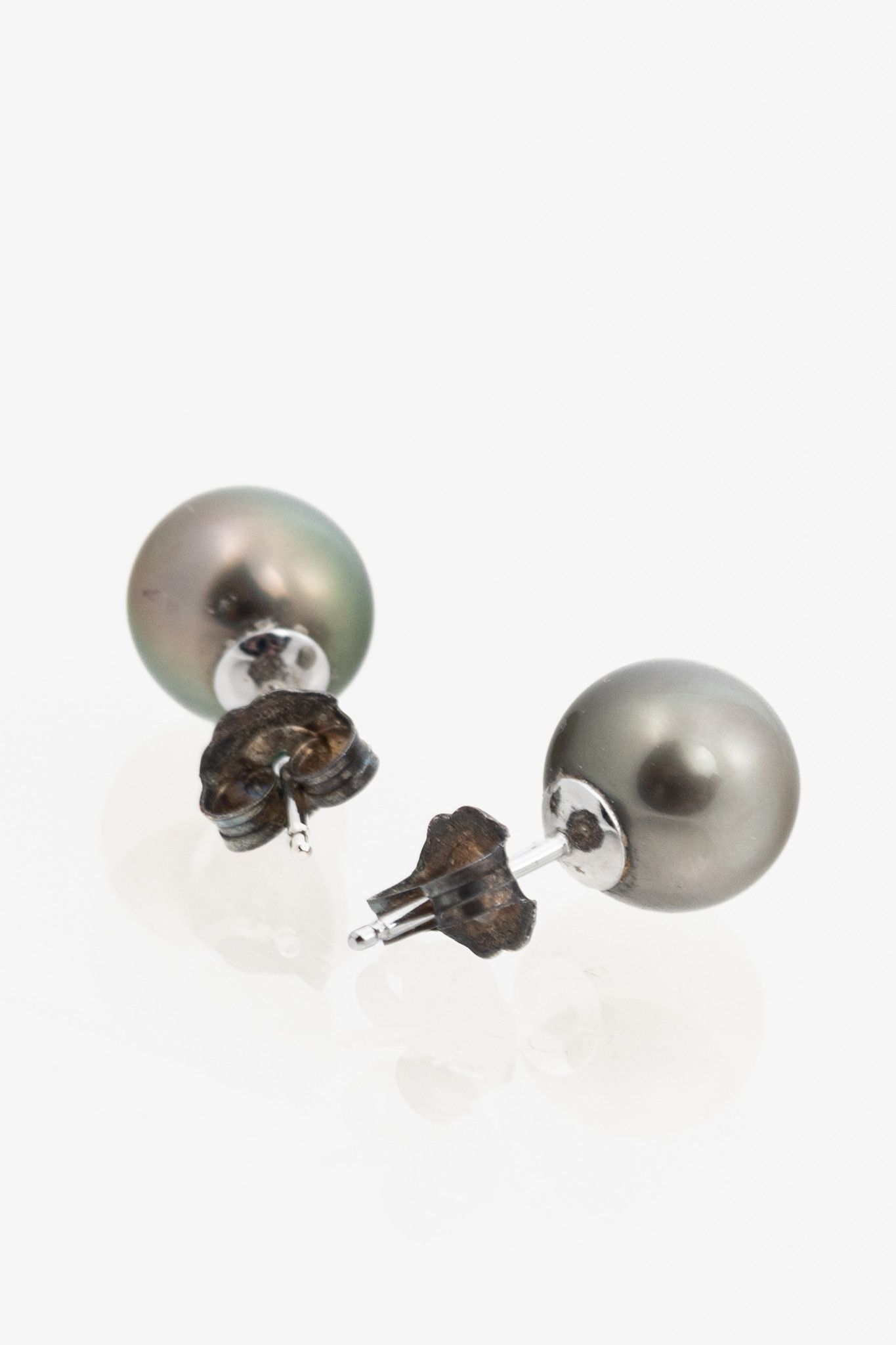 Other Birks Grey Tahitian Pearl Stud Earrings Size ONE SIZE - 2 Thumbnail