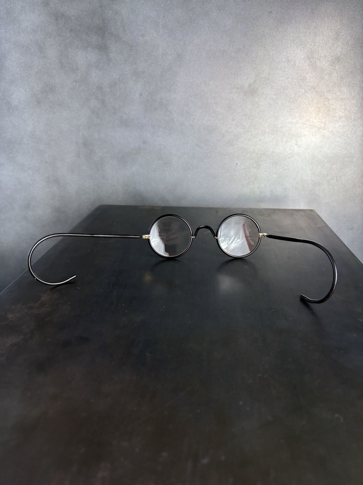 Bausch & Lomb Antique Eyeglasses 1900s B&L Round Windsor Frames Spectacles Size ONE SIZE - 8 Thumbnail
