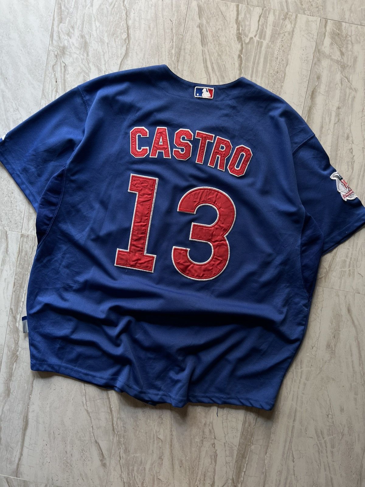 Vintage Vintage MLB Chicagos Cubs Castro Baseball Jersey Size US XL / EU 56 / 4 - 2 Thumbnail