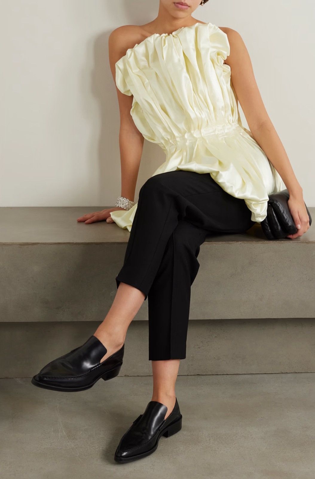 Other TOVE Raynara strapless gathered satin top size 36/us size 4 Size S / US 4 / IT 40 - 4 Thumbnail