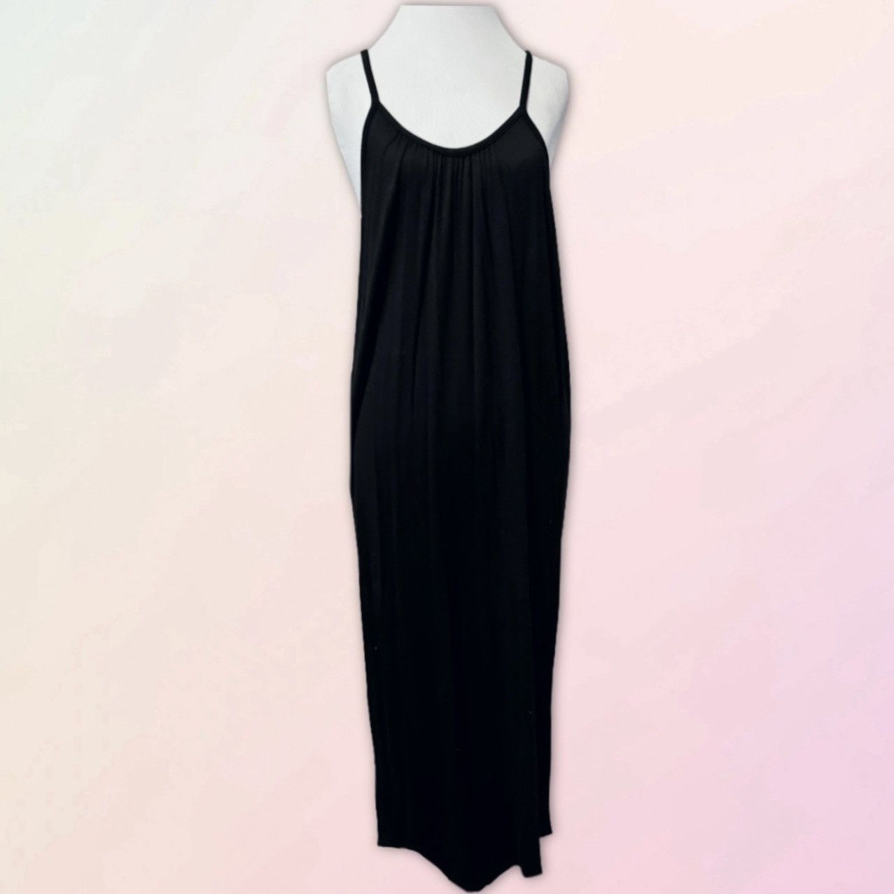 Nordstrom Antistar, Black, Oversized Boho, Midi Harem Romper Size 32" / US 10 / IT 46 - 12 Thumbnail