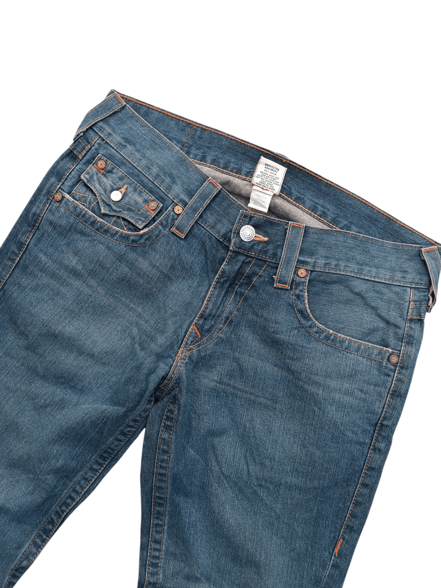 True Religion VINTAGE True Religion Joey Flare Jeans TR026 Size US 34 / EU 50 - 10 Thumbnail