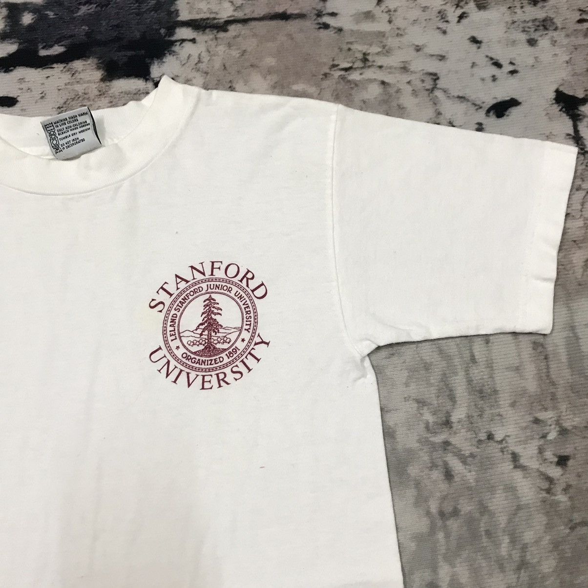 Vintage Vintage Stanford University Small Logo Tshirt Size US XS / EU 42 / 0 - 3 Thumbnail