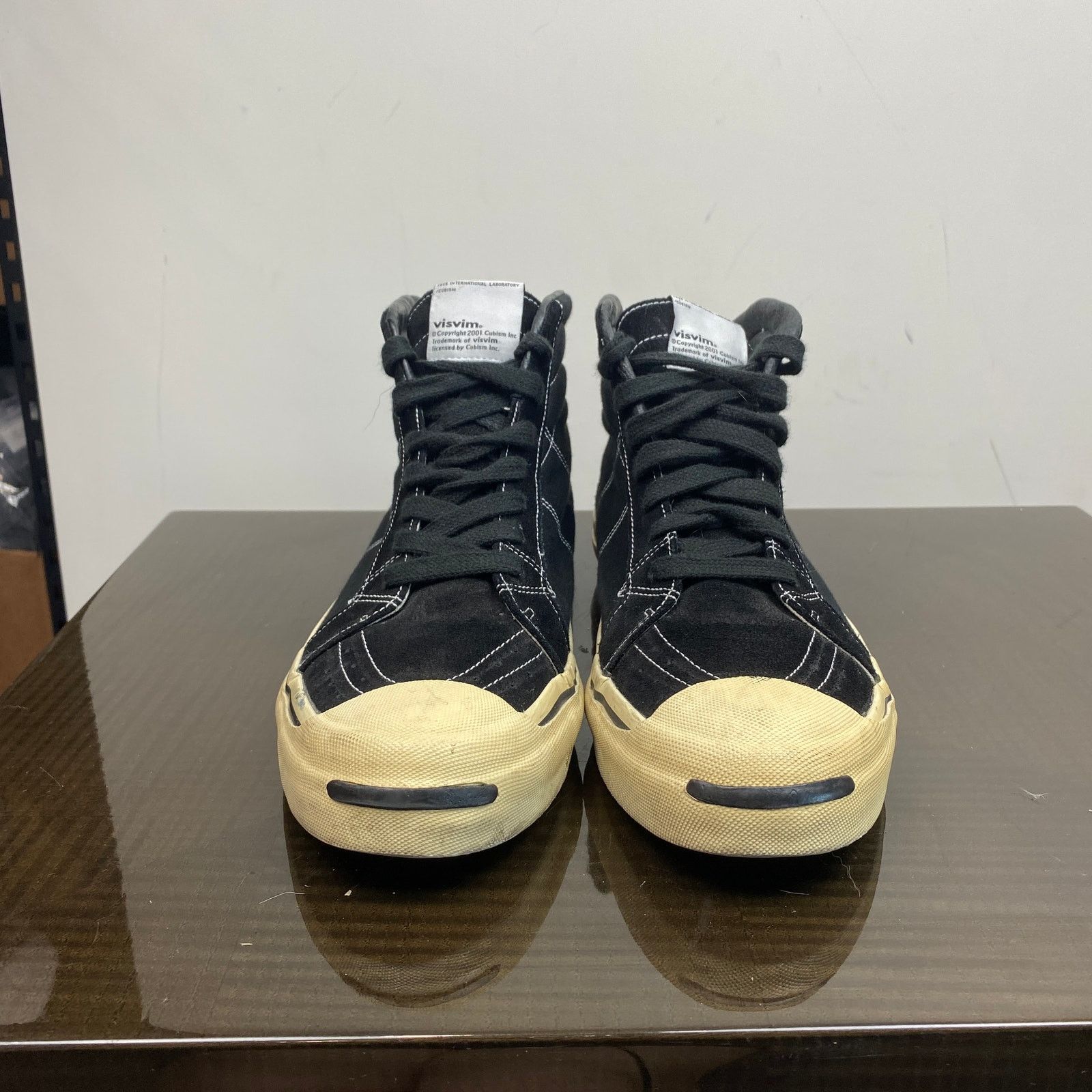 Visvim Rare Vintage 2001 Visvim Cubism High Top Skate Sneakers 9 Size US 9 / EU 42 - 2 Thumbnail