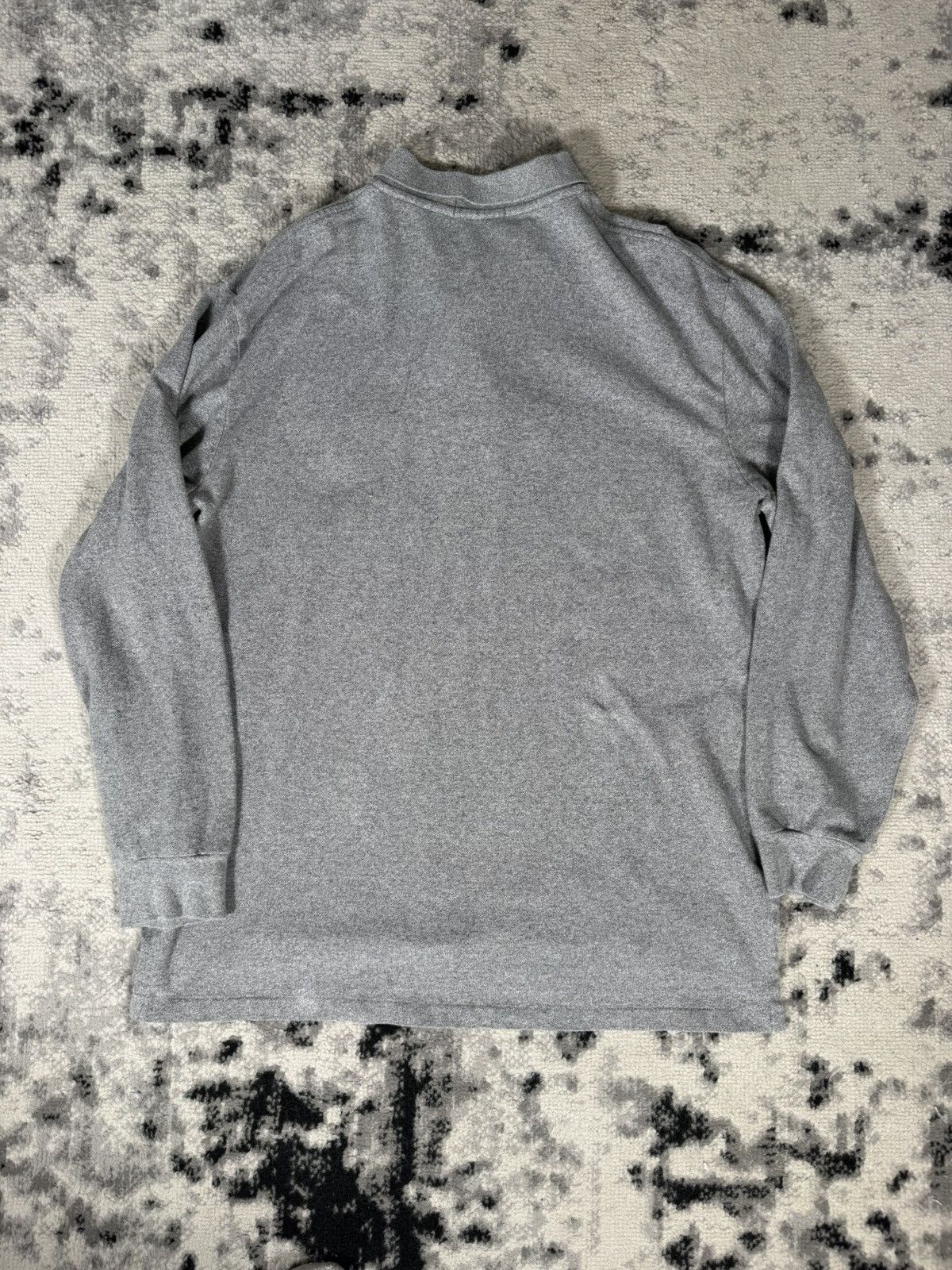 Polo Ralph Lauren Vintage Polo Ralph Lauren Gray Long Sleeve Polo Shirt Size US L / EU 52-54 / 3 - 2 Thumbnail
