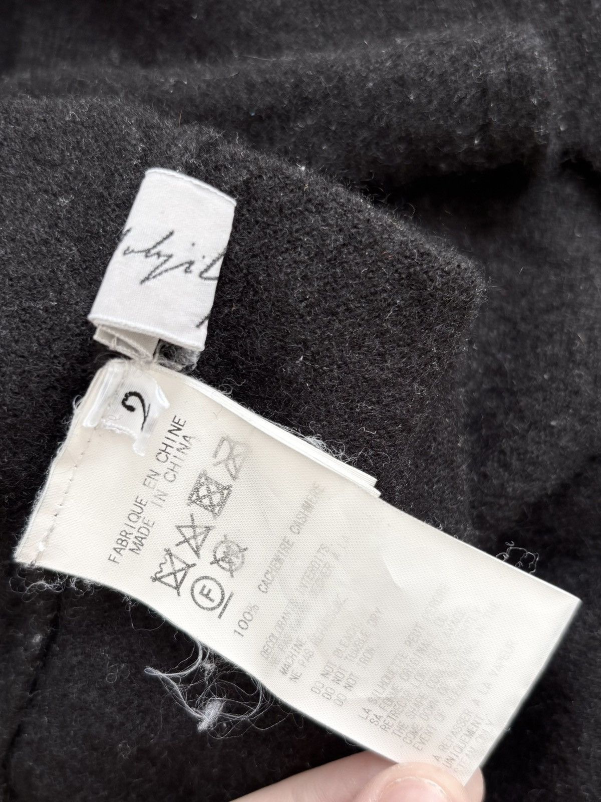 Yohji Yamamoto FW13 yohji yamamoto logo cashmere turtleneck Size US S / EU 44-46 / 1 - 5 Thumbnail