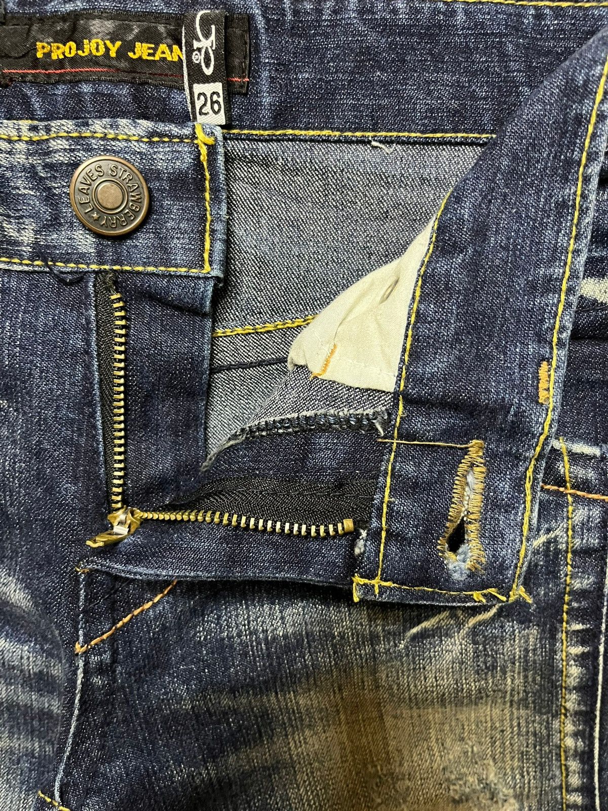 Japanese Brand Vintage Japanese Brand Sick Mud Wash Distressed Flare Jeans Size 29" - 4 Thumbnail