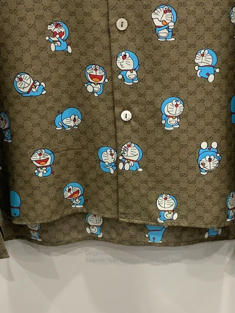 Gucci Gucci Doraemon co-branded silk shirt Size US S / EU 44-46 / 1 - 4 Thumbnail