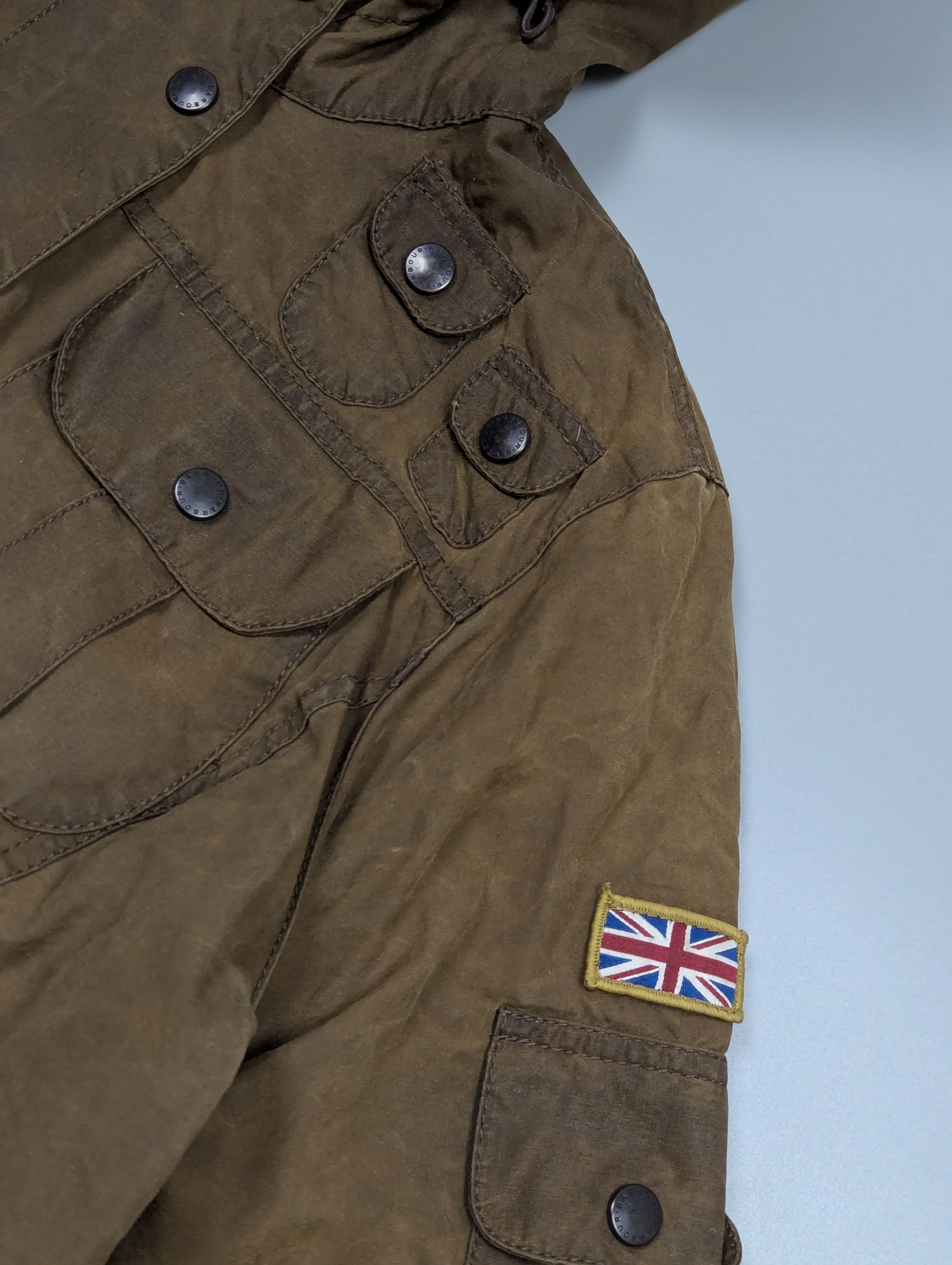 Barbour Barbour Vintage Winter Force Waxed Parka Jacket Olive US12 Size XL / US 12-14 / IT 48-50 - 8 Thumbnail