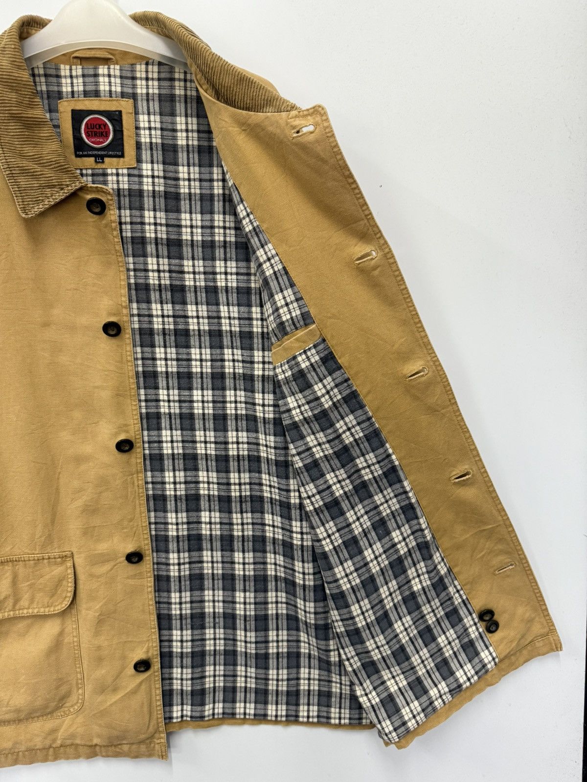 Other 🔥 Vintage Lucky Strike Duck Canvas Chore Jacket - LL Size US XL / EU 56 / 4 - 8 Thumbnail