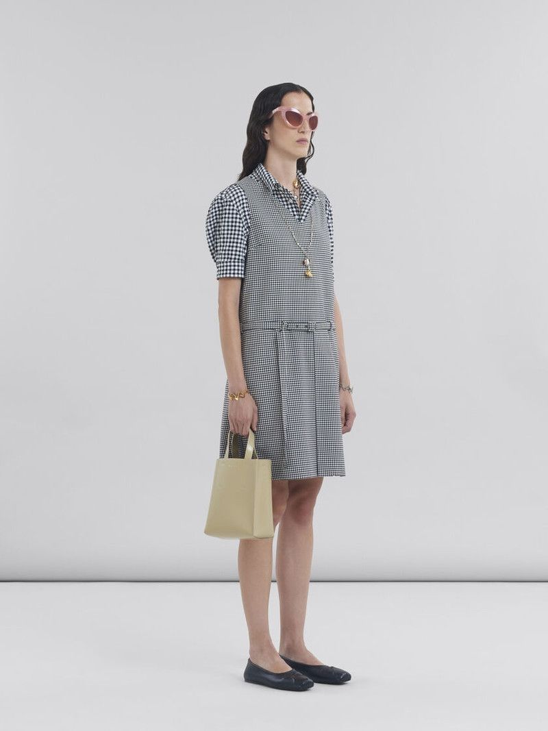Marni o1f1d3z0326 Seersucker Checked Shirt in Multicolor Size XL / US 12-14 / IT 48-50 - 5 Thumbnail