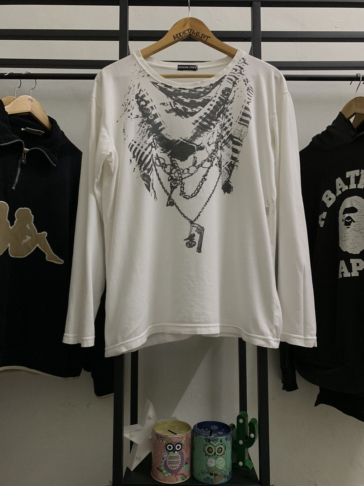 Band Tees VINTAGE AMORE PURO BIG PRINT TEE Size US L / EU 52-54 / 3 - 1 Thumbnail