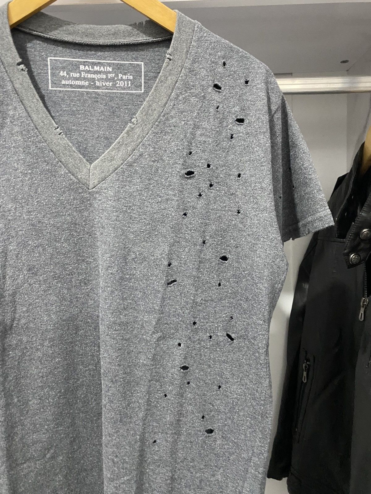 Balmain Balmain Christope Decarnin 2011 Bullet Tee Size US L / EU 52-54 / 3 - 2 Thumbnail