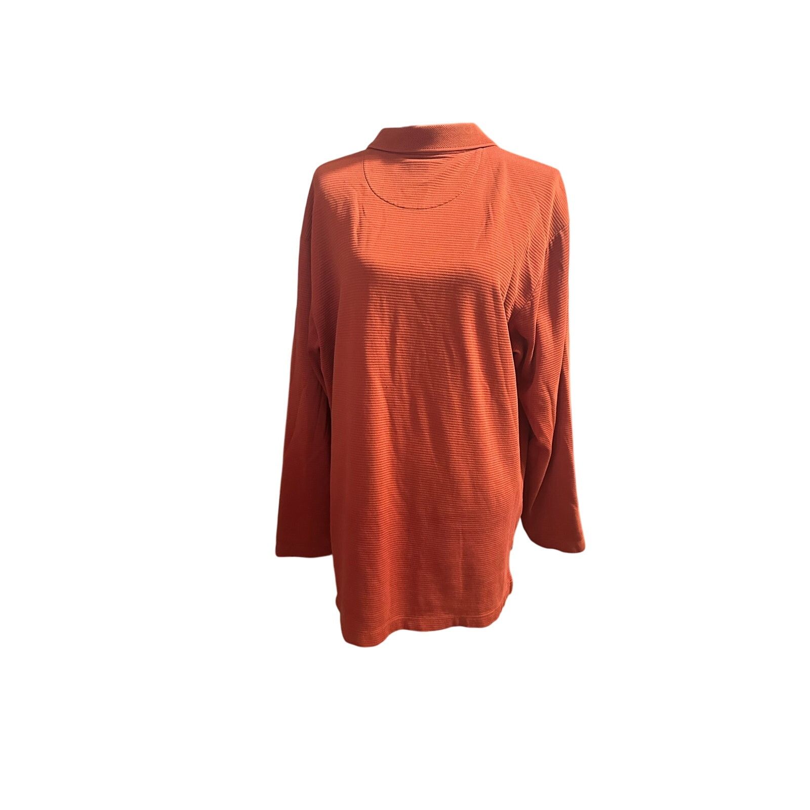 Tommy Bahama Tommy Bahama Orange Men's Long Sleeve Polo Shirt Size US L / EU 52-54 / 3 - 5 Thumbnail