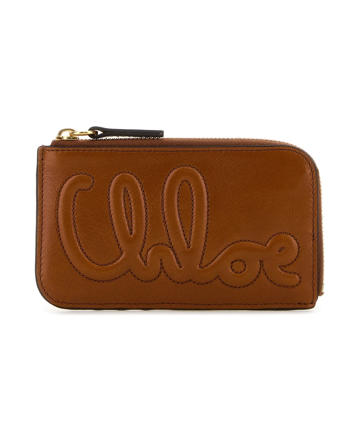 Chloe o1loc1c10226 Size: OS / C Card Holder in Clay Brown Size ONE SIZE - 1 Thumbnail