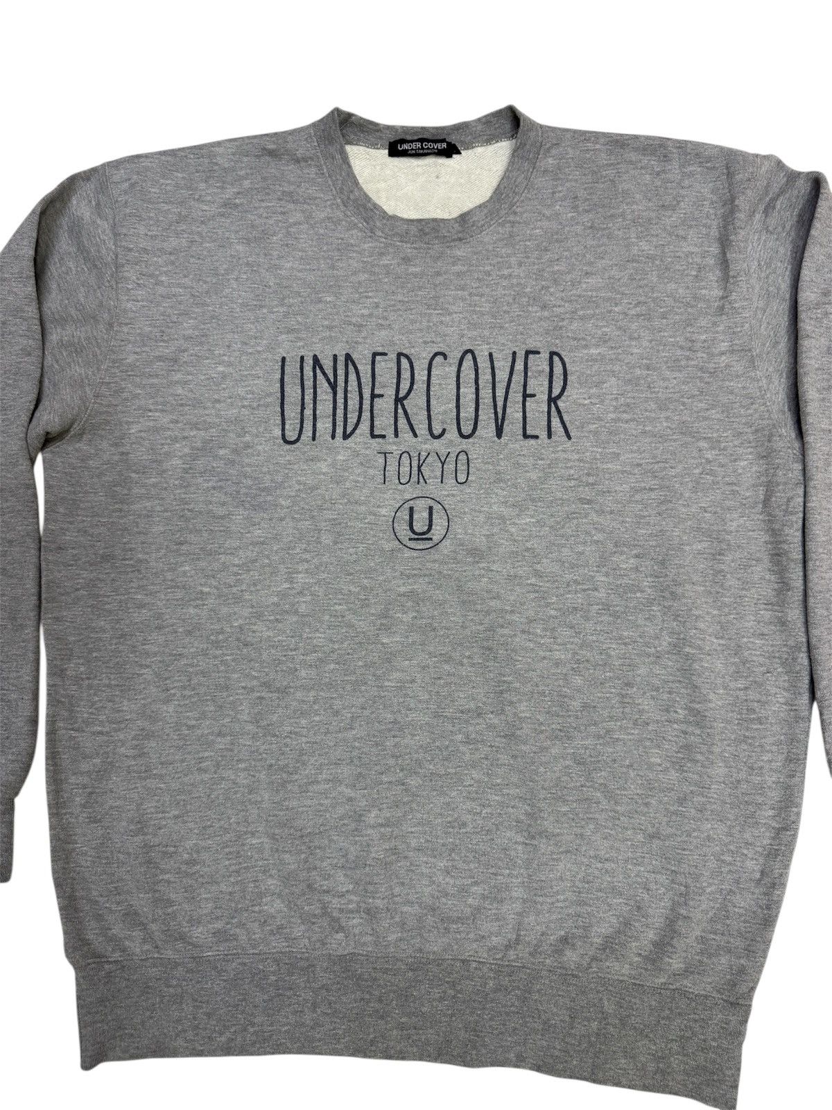 Undercover Undercover Jun Takahashi Tokyo grey crewneck sweatshirt. Size US XL / EU 56 / 4 - 3 Thumbnail