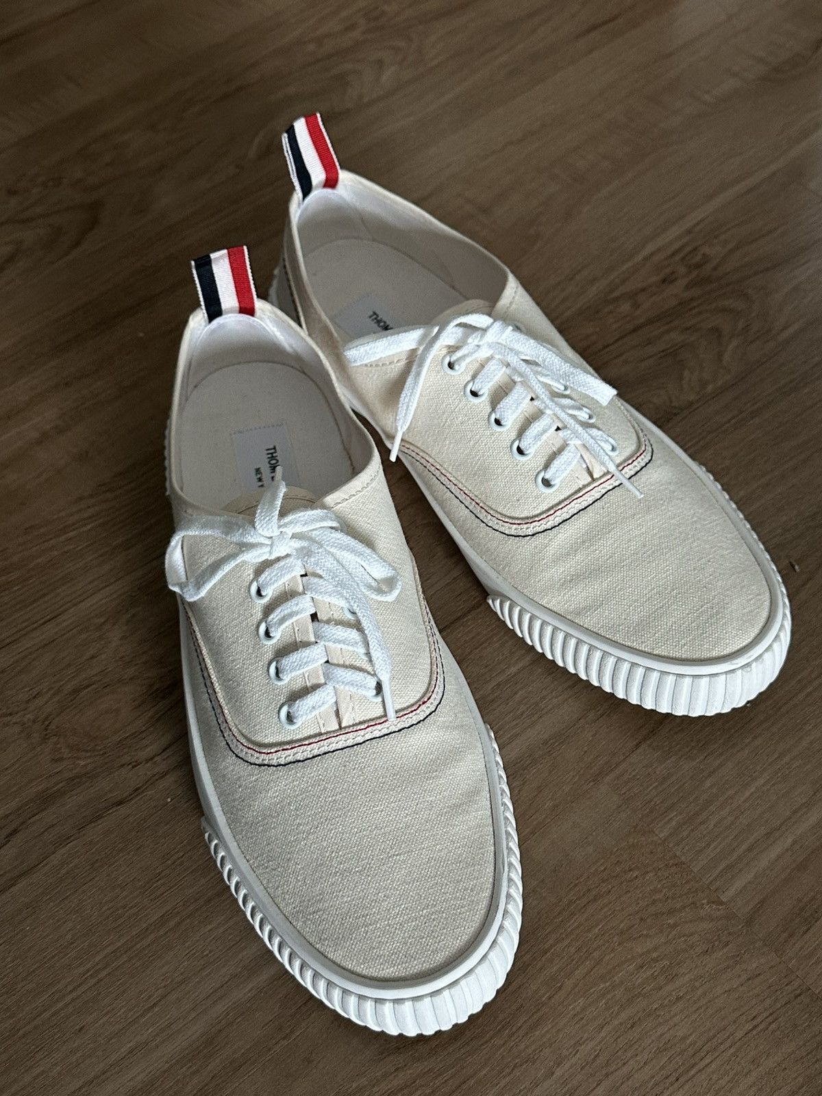 Thom Browne Thom Browne canvas sneakers Size US 11 / EU 44 - 1 Thumbnail