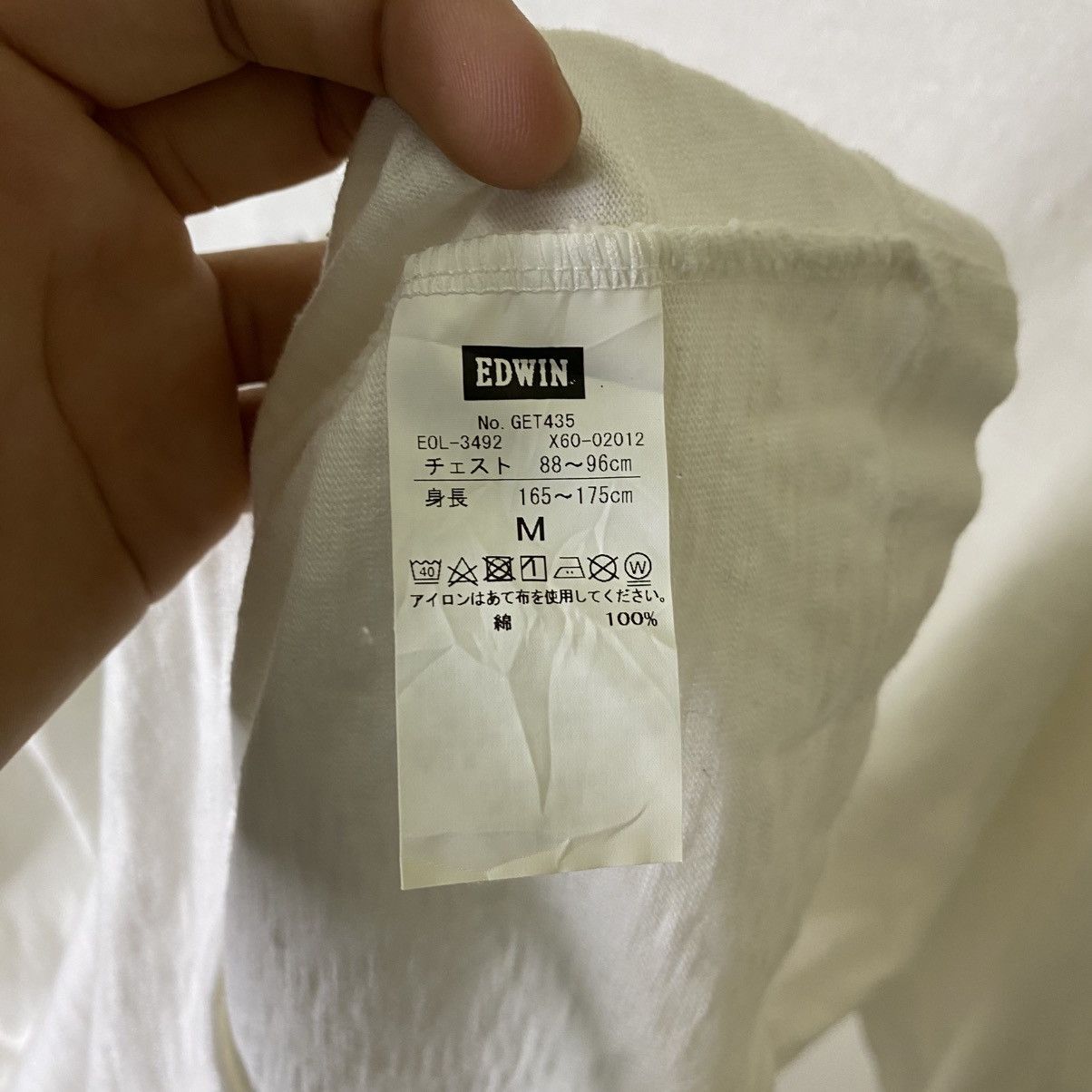 Edwin Y2K Edwin Ifsixwasnine LGB Loopwheel Cotton LS T Shirt Size US L / EU 52-54 / 3 - 4 Thumbnail