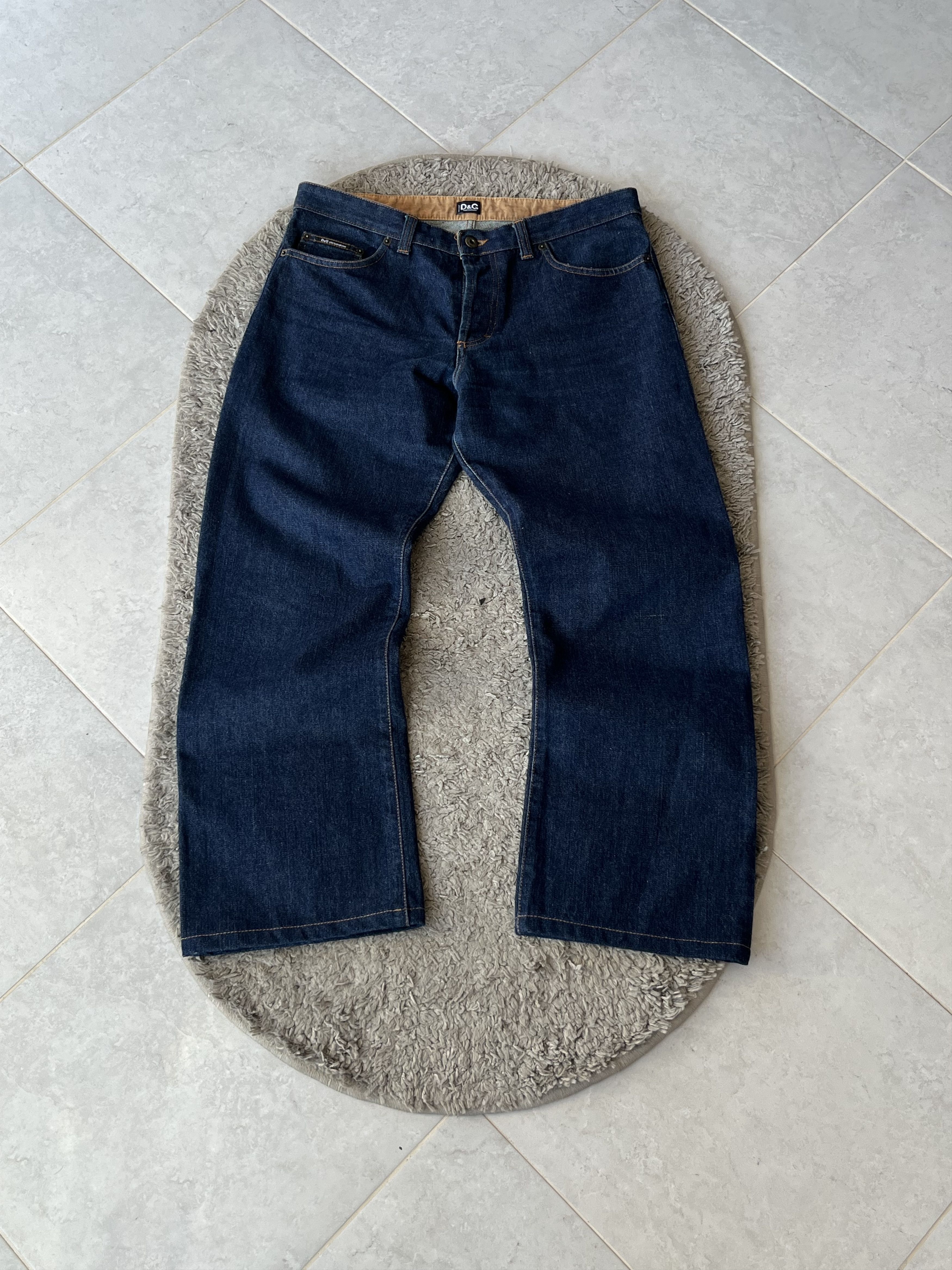 Dolce & Gabbana DOLCE & GABBANA Vintage Jeans Straight Fit Big Logo Size US 32 / EU 48 - 2 Thumbnail