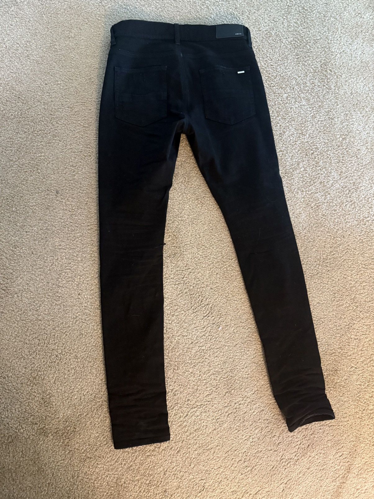Amiri Black Silver Patch Amiri MX1 Size US 33 - 4 Thumbnail
