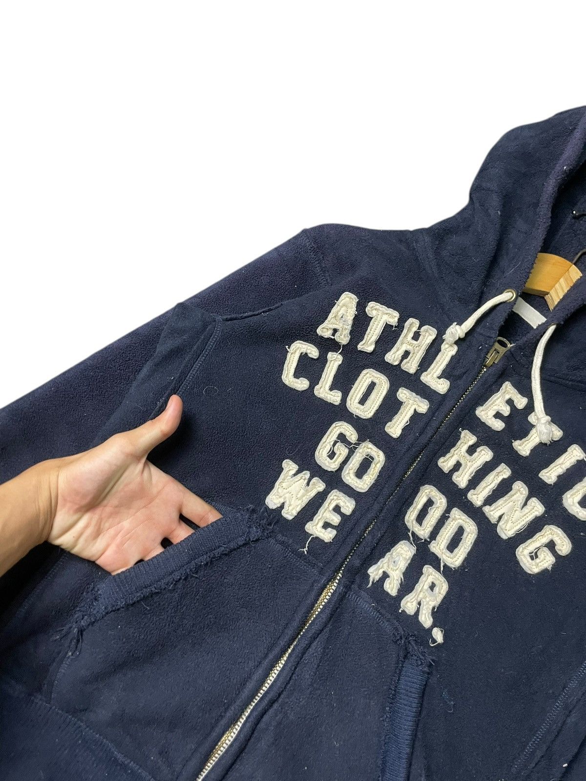 Japanese Brand × Vintage Athletic Clothing Sportswear Zipper Hoodie (63) Size US M / EU 48-50 / 2 - 7 Thumbnail